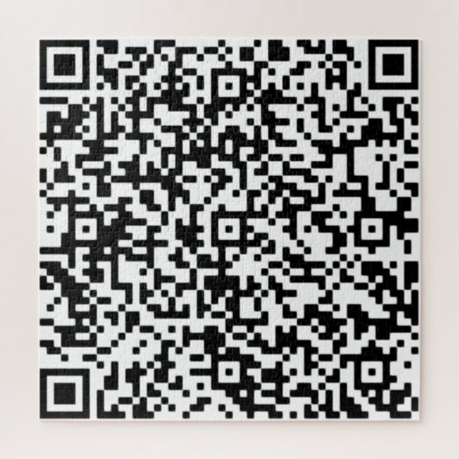 QR Code Puzzle Votre Cadeau Spécial Personnalisé (Vertical)