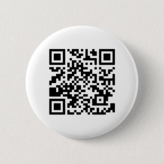 Qr Code RickRoll Gif 2 Inch Round Button