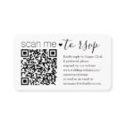 QR Code RSVP Wedding Website Simple Photo Response