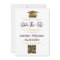 qr code save the date graduation gold Announcement