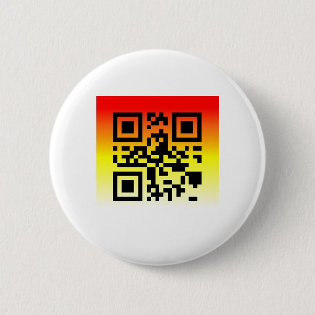 QR Code® Saying: CONGRATULATIONS 2 Inch Round Button (Front)