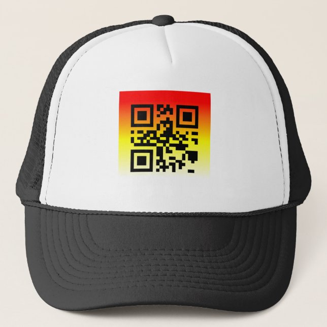QR Code® Saying: CONGRATULATIONS Trucker Hat (Front)