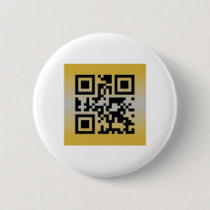 QR Code® Saying: HAPPY ANNIVERSARY 2 Inch Round Button