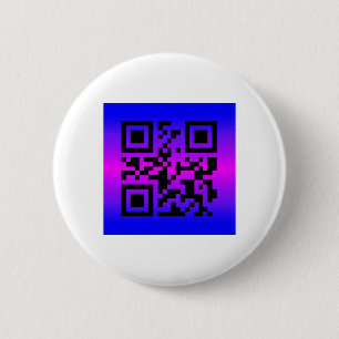 QR Code® Saying: HAPPY BIRTHDAY 2 Inch Round Button