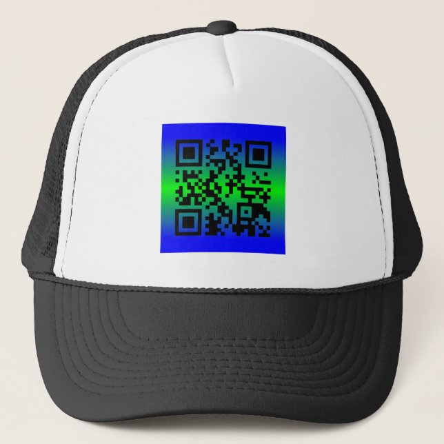QR Code® Saying: HAPPY FATHER’S DAY Trucker Hat (Front)