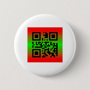 QR Code® Saying: HAPPY KWANZAA 2 Inch Round Button