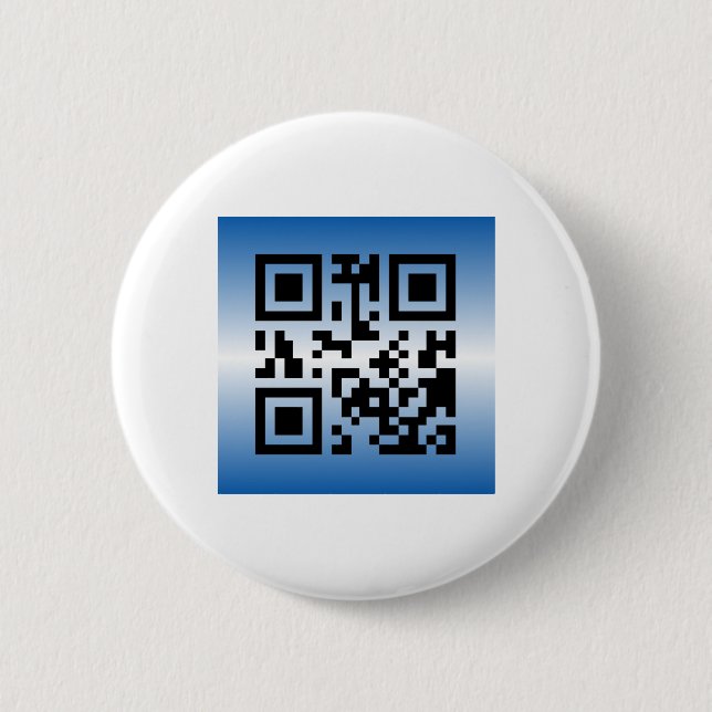 QR Code® Saying: HAPPY PASSOVER 2 Inch Round Button (Front)