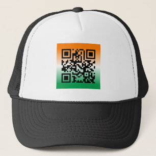 QR Code® Saying: HAPPY ST. PATRICK’S DAY Trucker Hat
