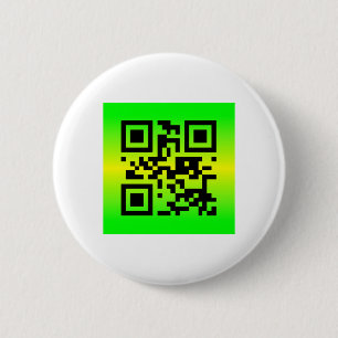QR Code® Saying: HAVE A GREAT DAY 2 Inch Round Button
