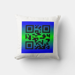 QR Code® Saying: HAVE A GREAT WEEK Throw Pillow