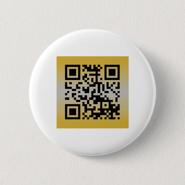 QR Code® Saying: IT’S NEW YEAR’S EVE 2 Inch Round Button (Front)