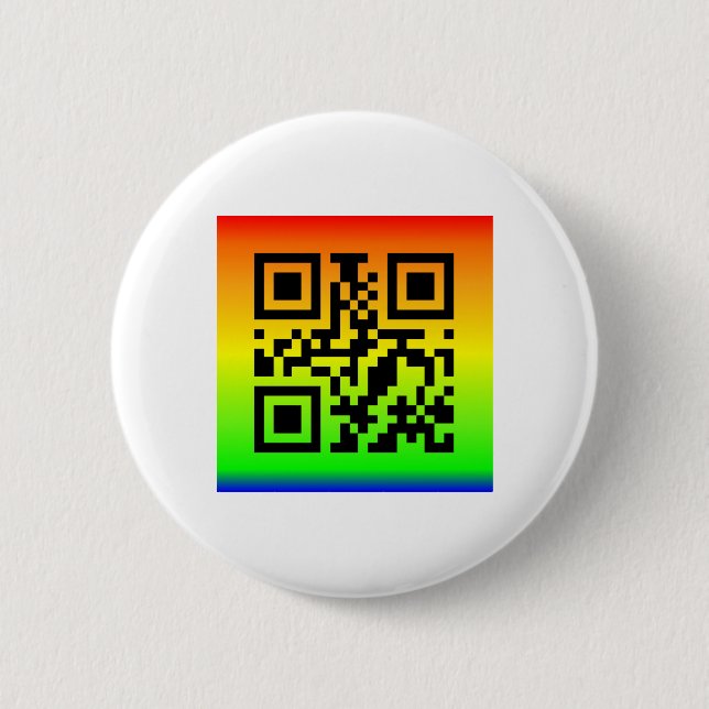 QR Code® Saying: JOY 2 Inch Round Button (Front)