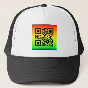 QR Code® Saying: LOVE Trucker Hat