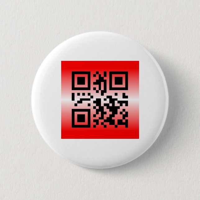 QR Code® Saying: THINKING OF YOU 2 Inch Round Button (Front)