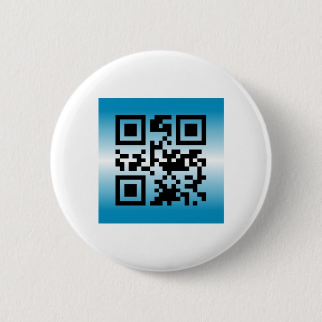 QR Code® Saying: WELCOME 2 Inch Round Button (Front)