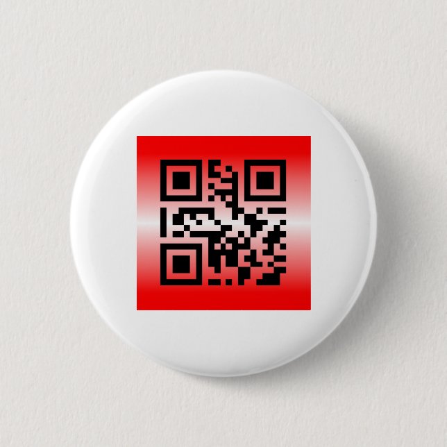 QR Code® Saying: YOU ARE LOVED 2 Inch Round Button (Front)