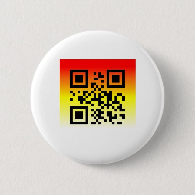 QR Code® Saying: YOU’RE INVITED 2 Inch Round Button (Front)