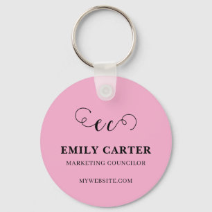 QR Code Scan Business Logo Promo Keychains