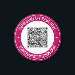 QR Code Scan Info Custom Text Promotional Magnet<br><div class="desc">Custom Colours and Font - Magnets with Your QR Code and Custom Text Professional Personalized Business Name Website Promotional Company Magnet / Gift - Add Your QR Code - Image or Logo / Name - Company / Website or E-mail or Phone - Contact Information / Address - Resize and Move...</div>