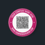 QR Code Scan Info Custom Text Promotional Magnet<br><div class="desc">Custom Colours and Font - Magnets with Your QR Code and Custom Text Professional Personalized Business Name Website Promotional Company Magnet / Gift - Add Your QR Code - Image or Logo / Name - Company / Website or E-mail or Phone - Contact Information / Address - Resize and Move...</div>