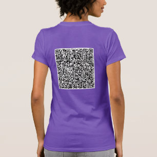 QR Code Scan Info Message Surprise T-Shirt Cadeau