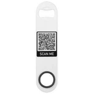QR Code Scan Info Personalized Bar Key