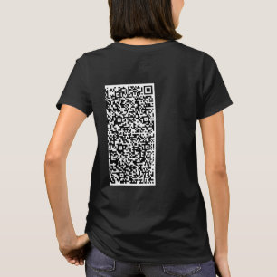 QR Code Scan Info Personalized Your T-Shirt