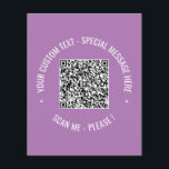 QR Code Scan Info Text and Colour Promotional Flye Flyer<br><div class="desc">QR Code Scan Info Custom Text Colours Personalized Promotional Business or Personal Modern Gift - Add Your QR Code - Image or Logo - photo / Text - Name or other info / message - Resize and Move or Remove / Add Elements - Image / Text with Customization Tool. Choose...</div>