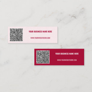 QR Code Scan Info Text Business Card Choose Colour