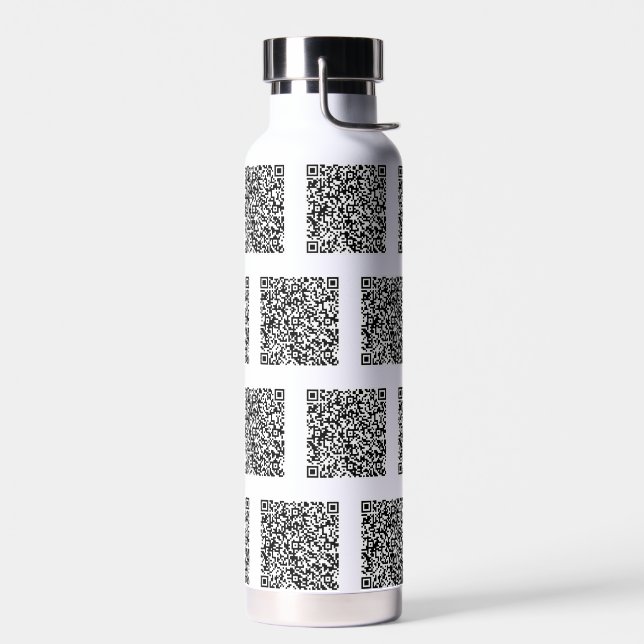 QR Code Scan Info vos couleurs Bouteille d'eau mod (Gauche)