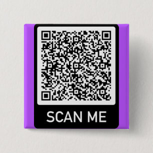 QR Code Scan Me Info Your Wedding Party Button
