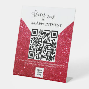 QR code Scan to BOOK an appointment Pedestal Sign