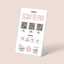 QR Code Scan to Pay Payment Venmo Paypal