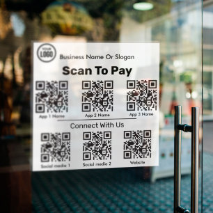 QR Code Scanner For Payment And Social Media Apps