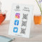 QR Code Scanner To Connect On Social Media White