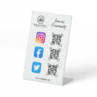 QR Code Scanner To Connect On Social Media White