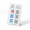 QR Code Scanner To Connect On Social Media White