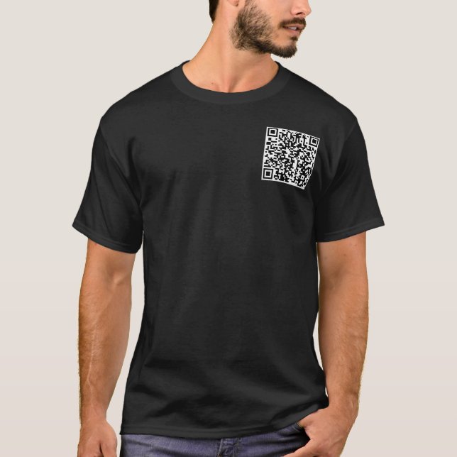 QR Code Shirt. T-Shirt (Front)