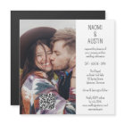 QR Code Simple Photo Unique All-In-One Wedding