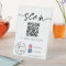QR Code Social Media White
