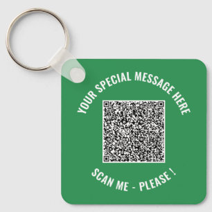 QR Code Special Message Surprise Keychain Gift