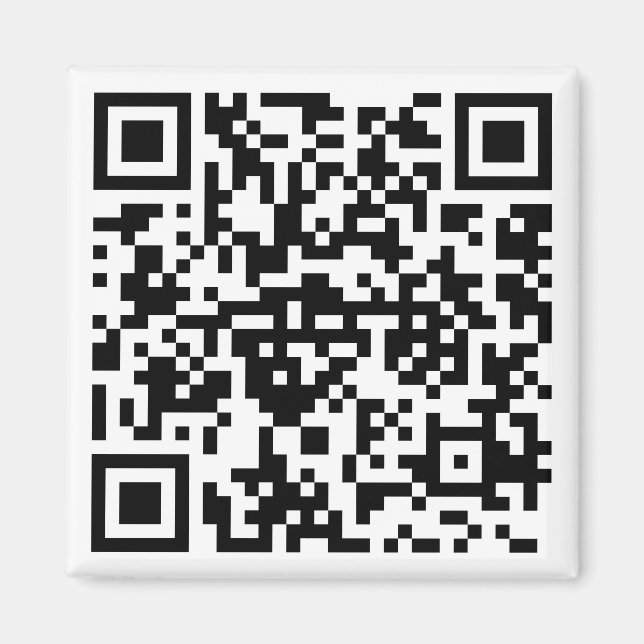 QR-code square magnet (Front)