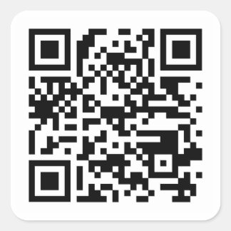 QR Code Sticker - Square