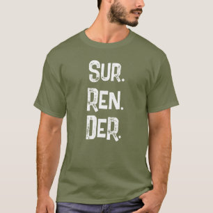 QR Code Surrender Trust In The Lord Faith T-Shirt