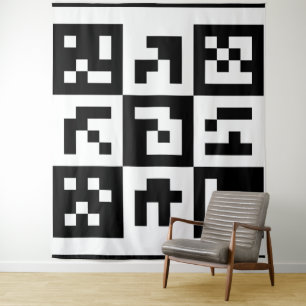 qr code tapestry