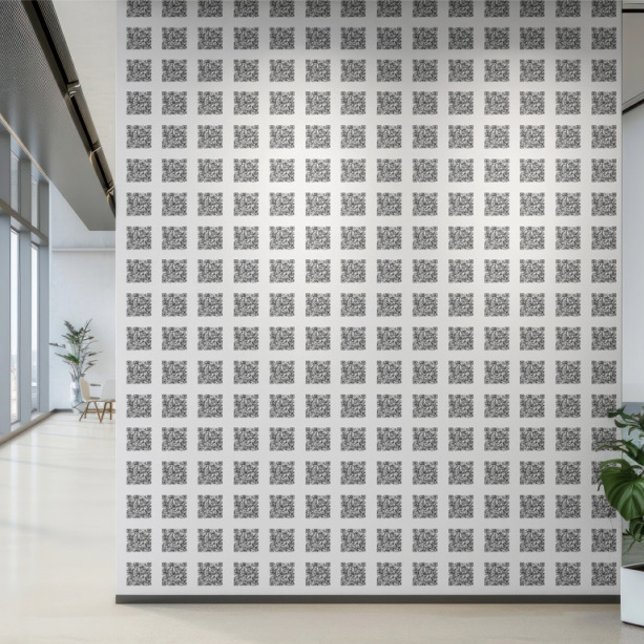 QR Code Template Personalized URL Unique Wallpaper (QR Code Template Personalized URL Unique Wallpaper by Ricaso. Business QR Code wallpaper rolls)