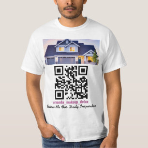 QR code, text photo or logo T-Shirt