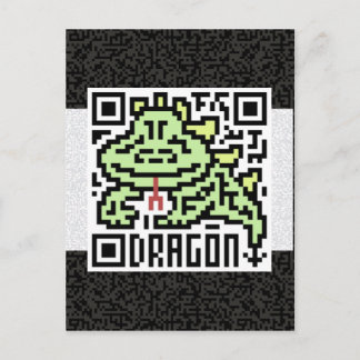 QR Code the Dragon Postcard