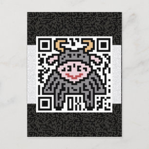 QR Code the Ox Postcard