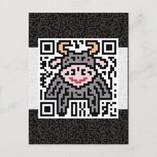 QR Code the Ox Postcard
